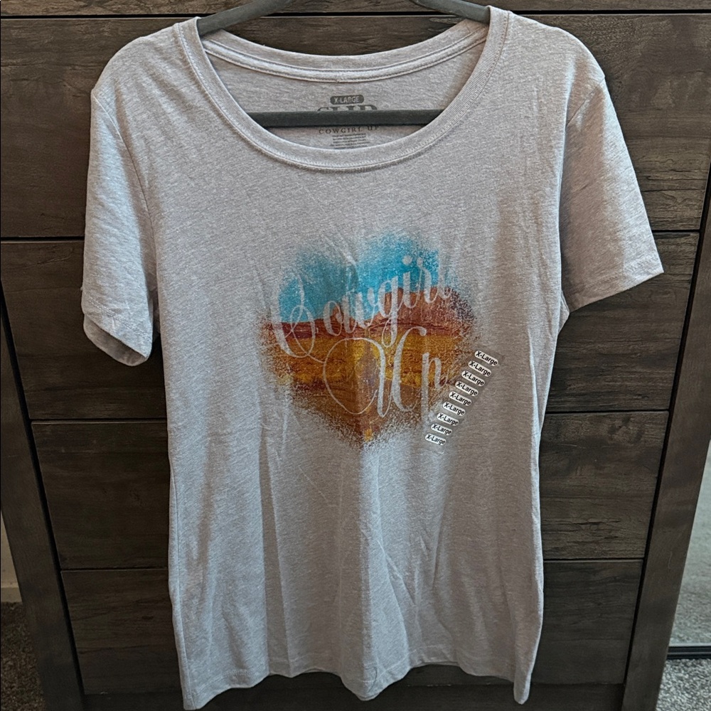 Cowgirl Up Casual Western T-Shirt